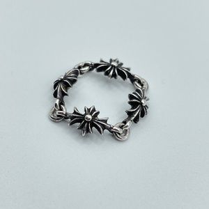 Authentic Chrome Hearts Tiny E Chain Ring